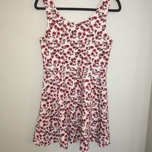 Rose patterned dress